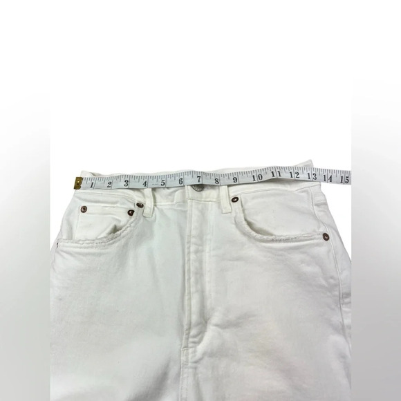 AGOLDE Womens High Rise Stovepipe Jeans In Cake Size 27 STYLE: 9096-3001 - Picture 6 of 16